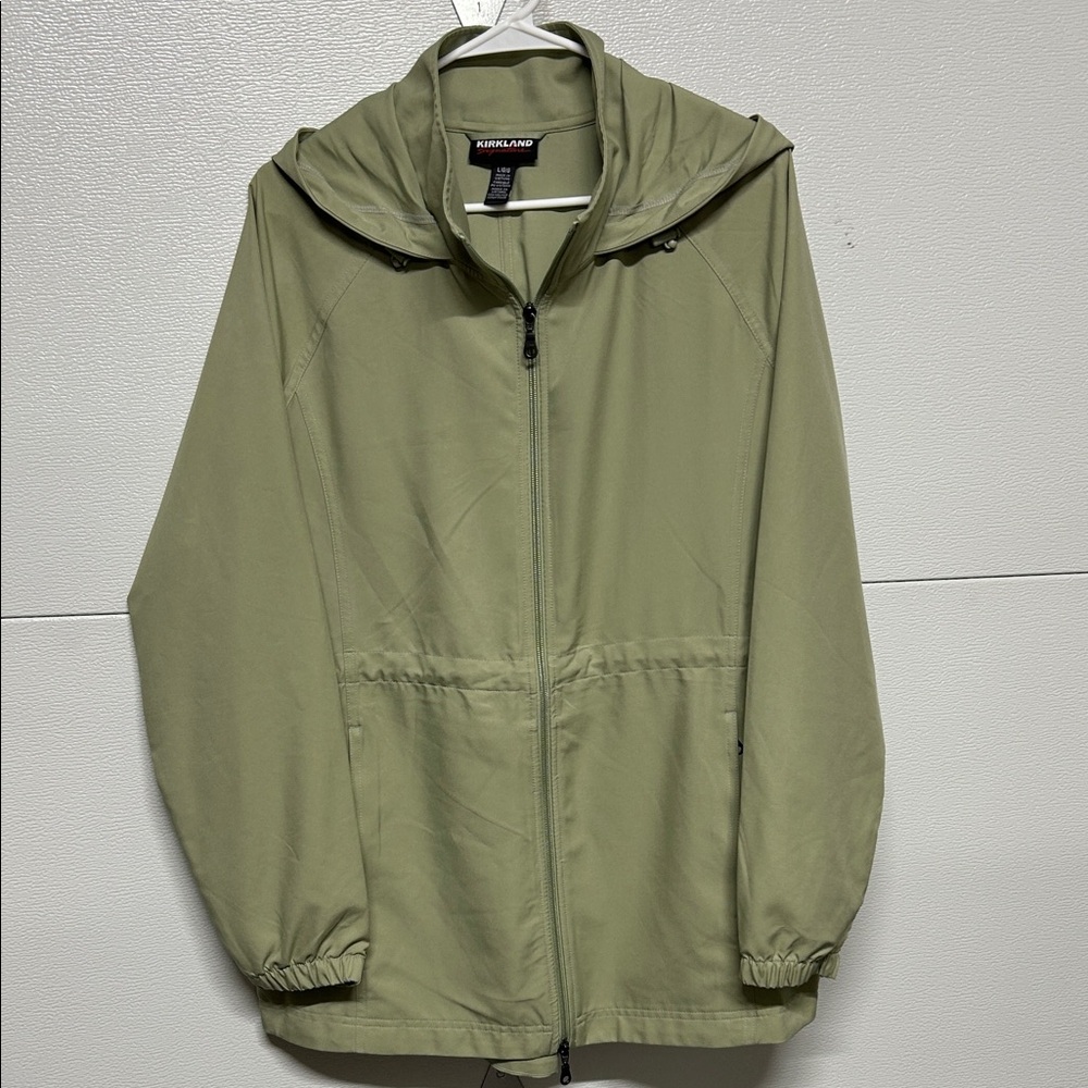 Kirkland Men's Green Hooded Jacket
